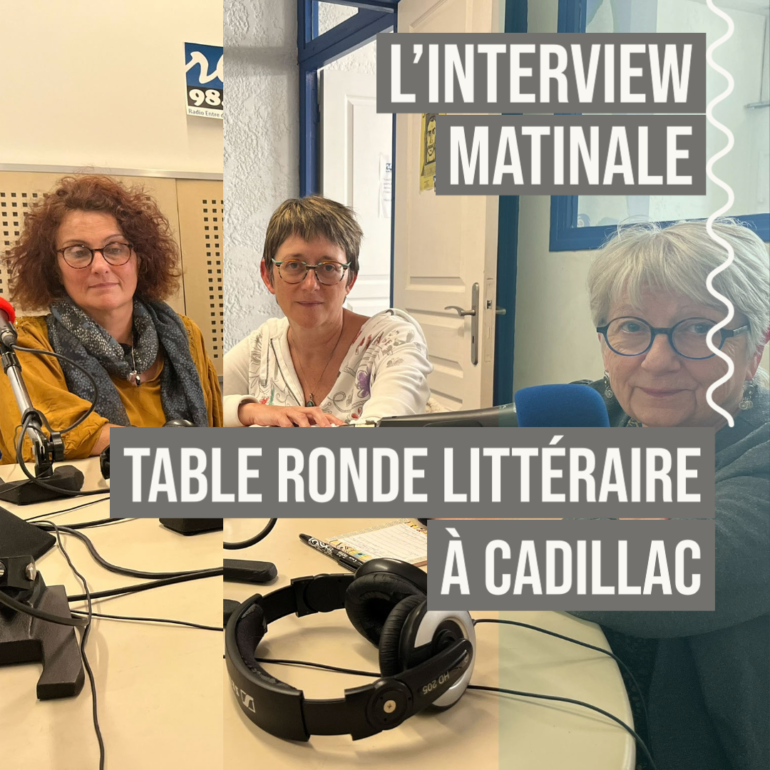 table ronde littéraire à Cadillac