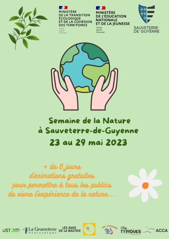 semaine de la nature du 23 au 29 mai 2023 à Sauveterre de Guyenne