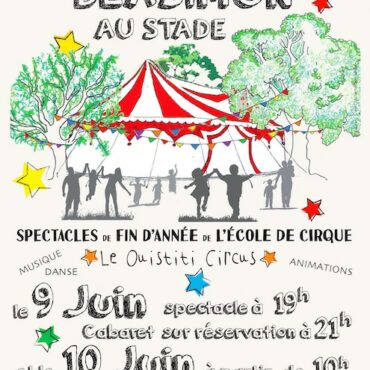 fête de fin d’année de l’école de Cirque, le Ouistiti Circus