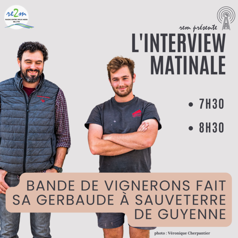 Bande de Vignerons de Sauveterre célébrant la Gerbaude