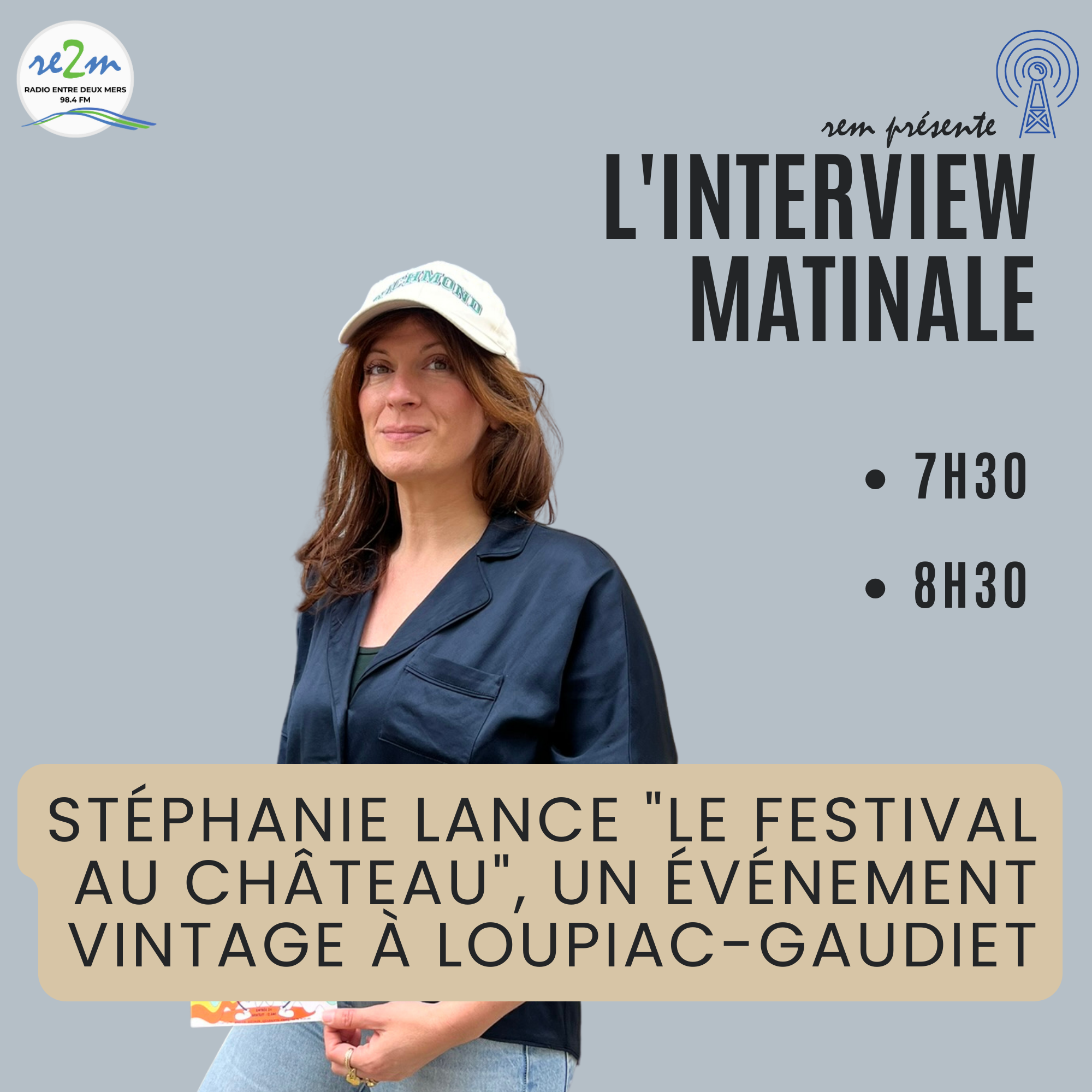 Stéphanie lance "Le Festival au Château", un événement vintage à Loupiac-Gaudiet