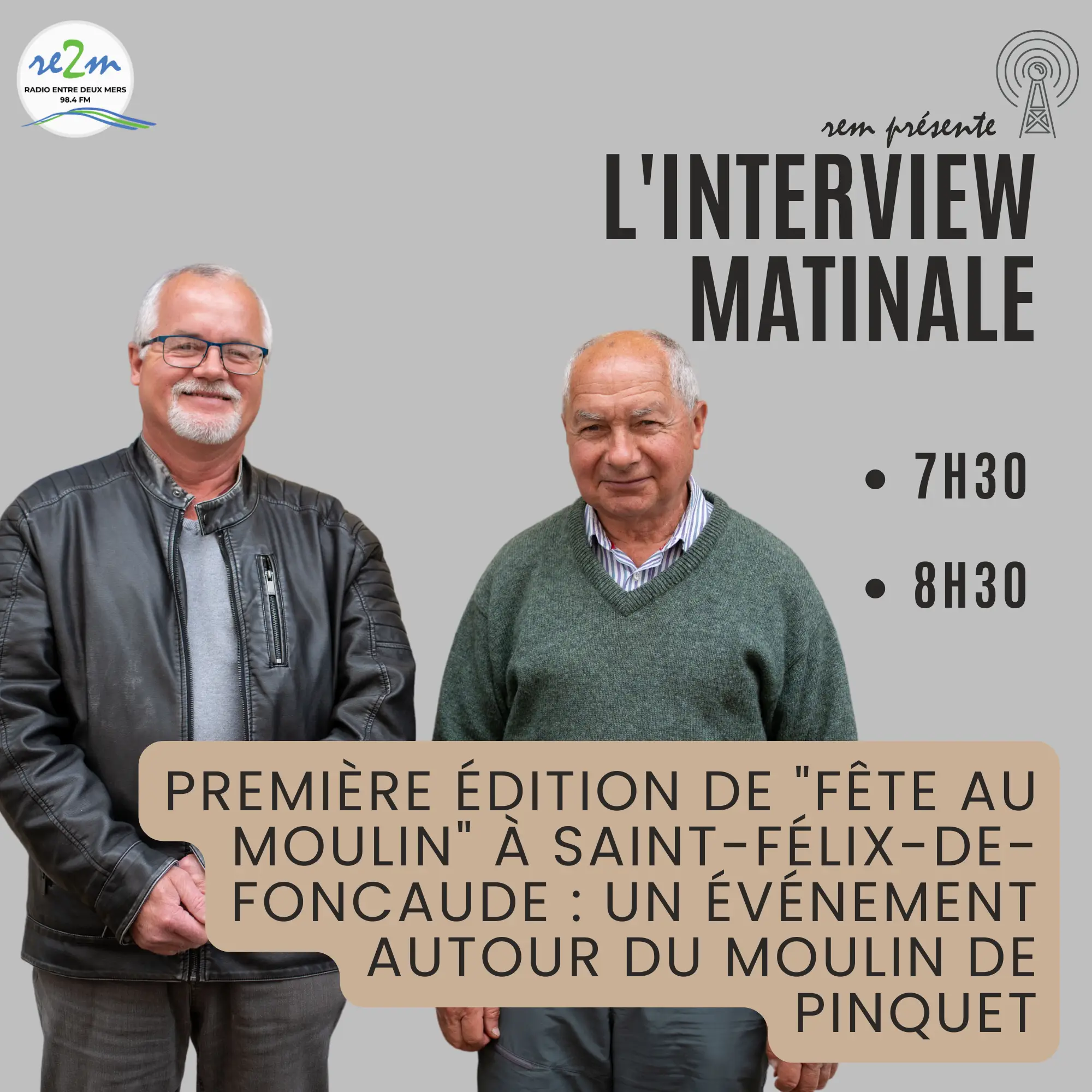 Première édition de "Fête au Moulin" à Saint-Félix-de-Foncaude : un événement autour du moulin de Pinquet