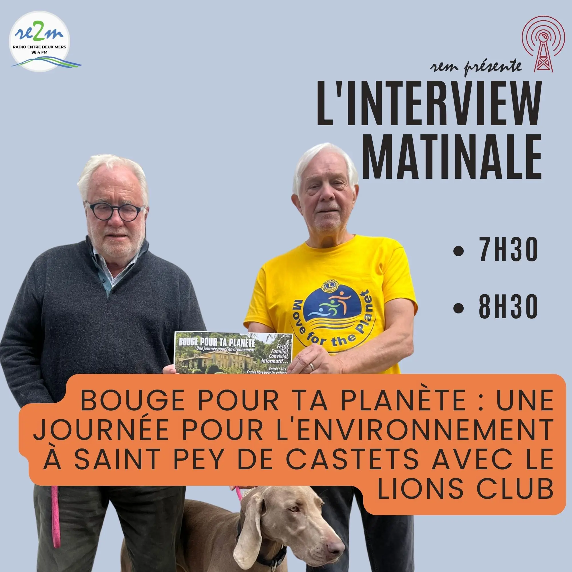 Bouge pour ta planète : une journée pour l'environnement à Saint Pey de Castets avec le lions club