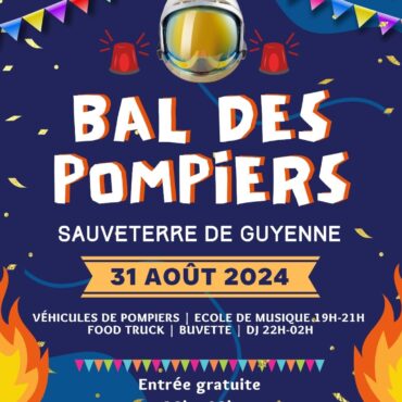 bal des pompiers à Sauveterre de Guyenne