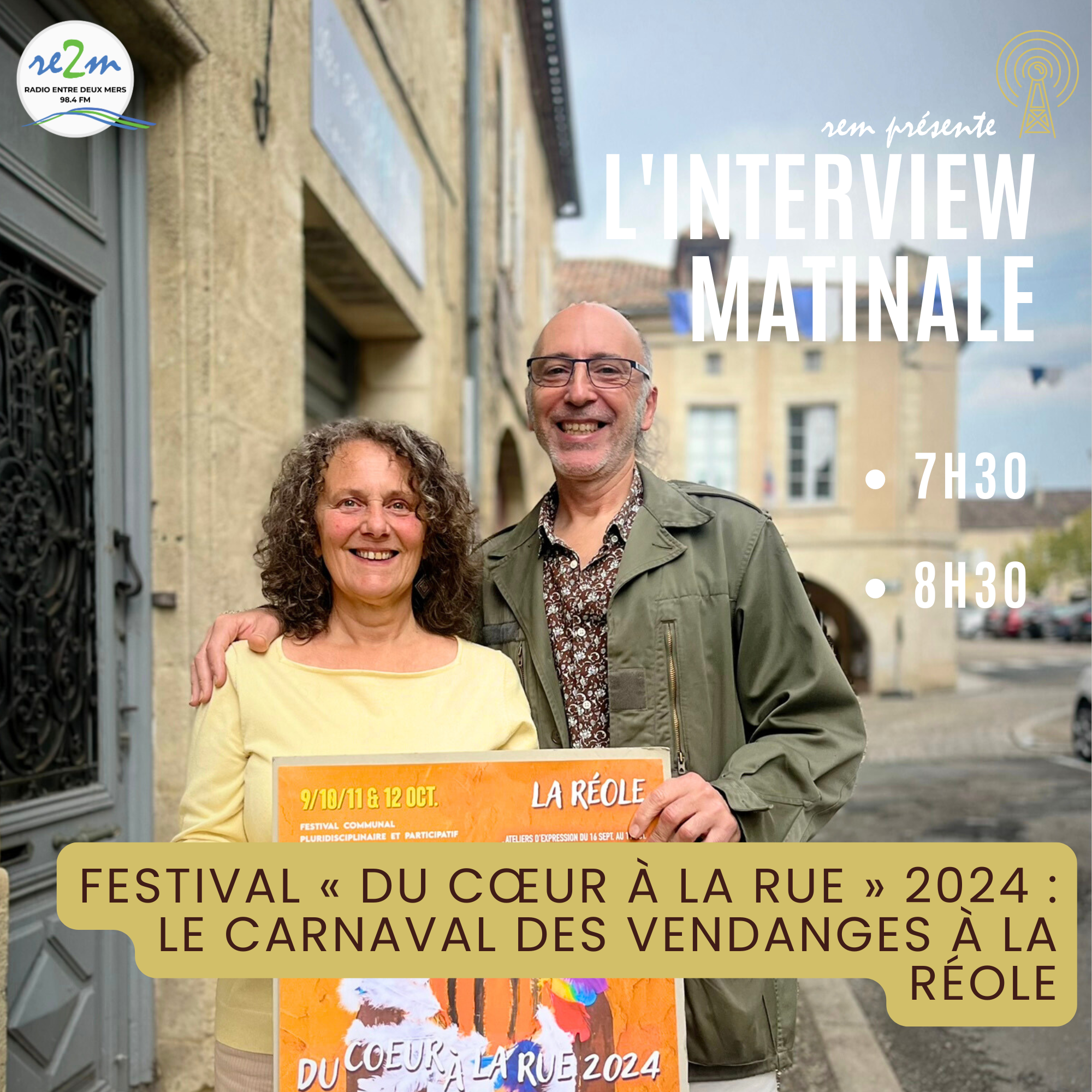 Participez au festival Du Cœur à la Rue 2024 à La Réole, du 9 au 12 octobre. Quatre jours d'ateliers, concerts, spectacles et déambulations pour célébrer les vendanges dans une ambiance festive et gratuite.