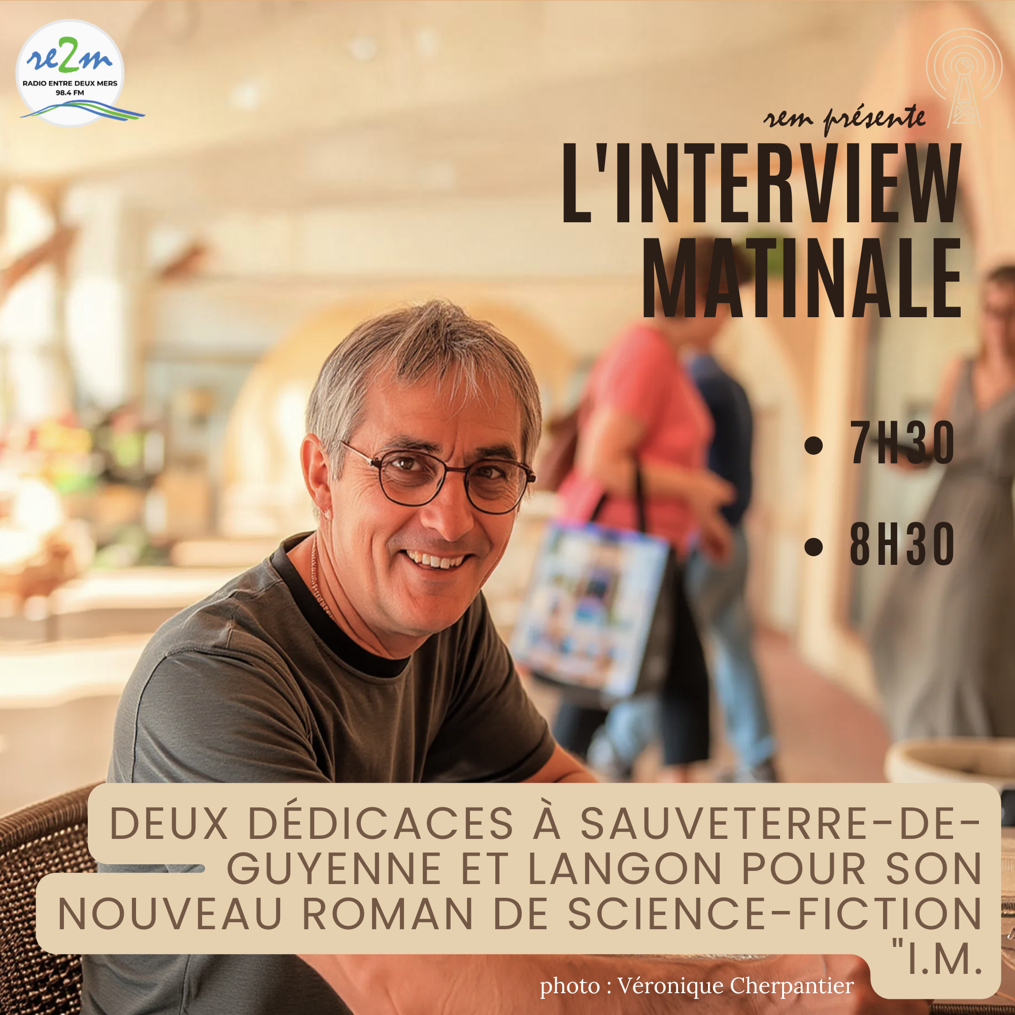 Découvrez Christian Lavergne et son nouveau roman de science-fiction "I.M." lors de séances de dédicaces à Langon et Sauveterre-de-Guyenne. Une réflexion profonde sur l'humanité, l'intelligence mutualisée et le sens de la vie.