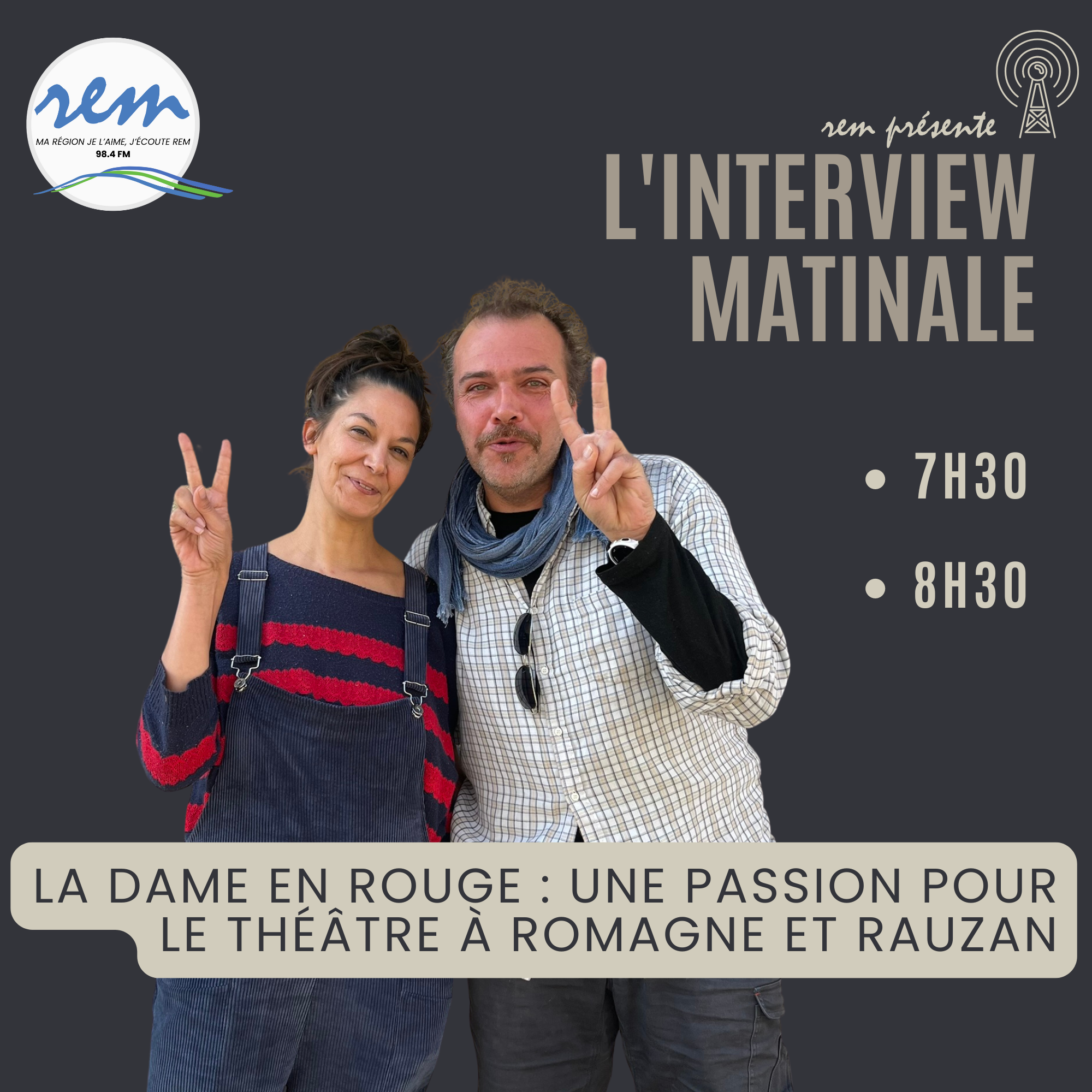 La Dame en Rouge : une passion pour le théâtre à Lugasson