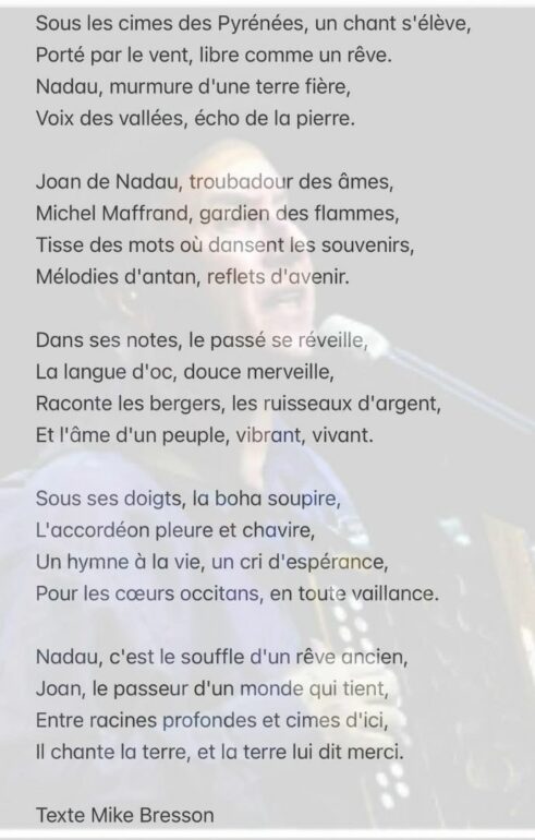 Poème Nadau - Adishatz - 03062025