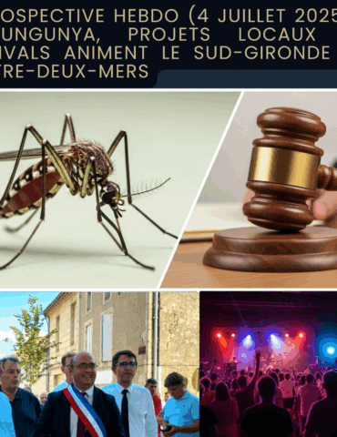 Rétrospective Hebdo (4 Juillet 2025) Chikungunya, Projets Locaux et Festivals animent le Sud-Gironde et l'Entre-deux-Mers