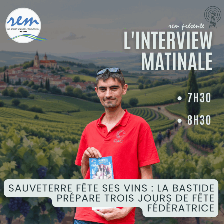 Sauveterre fête ses vins - ITW Matinale - 04072025
