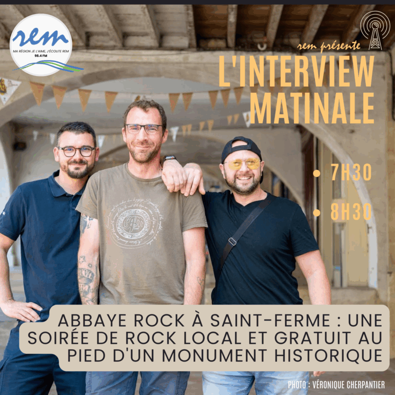 Abbaye Rock à Saint-Ferme : une soirée de rock local et gratuit au pied d'un monument historique