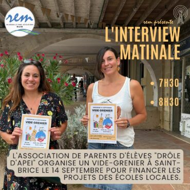 L'association de parents d'élèves "Drôle d'APEI" organise un vide-grenier à Saint-Brice le 14 septembre pour financer les projets des écoles locales.