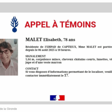 Capiteux Disparition inquiétante