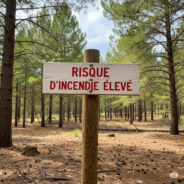 La Gironde passe en vigilance orange feux de forêt jusqu'au 11 août.