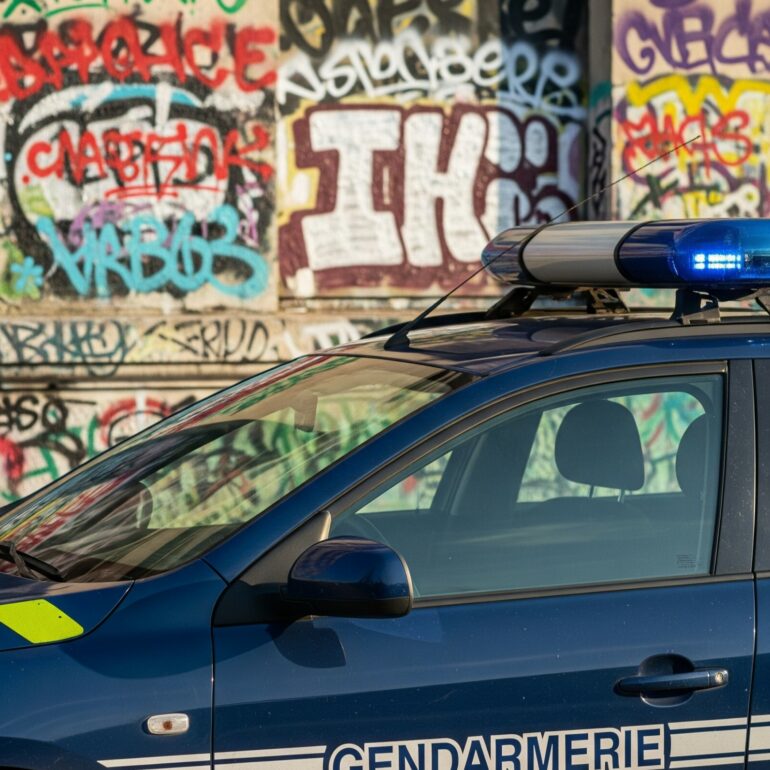 tags racistes à La Réole