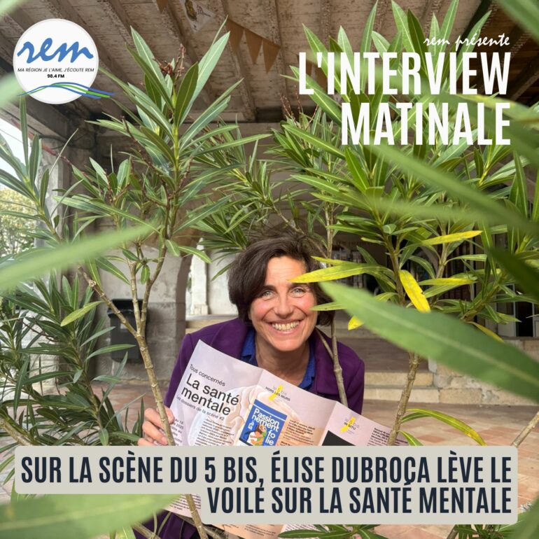 Au théâtre Le 5 bis, Élise Dubroca transforme le tabou de la santé mentale en une semaine d'art et de dialogue. Un portrait intime et un programme audacieux.