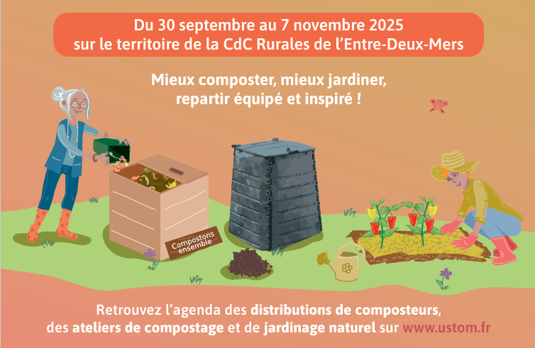 Compostage pour tous en Entre-Deux-Mers