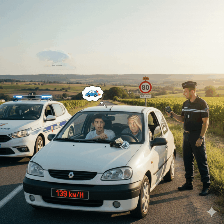 Il roulait à 139 km/h au lieu de 80. Au volant, pas un délinquant routier, mais un apprenti conducteur. L'histoire d'un moniteur devenu piéton.