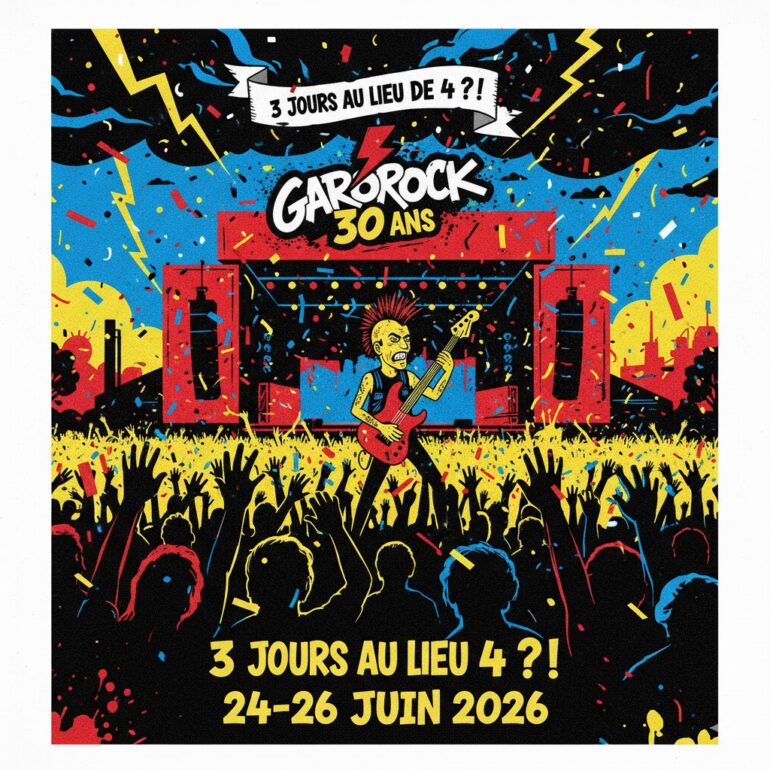 Garorock 2026 seulement 3 jours