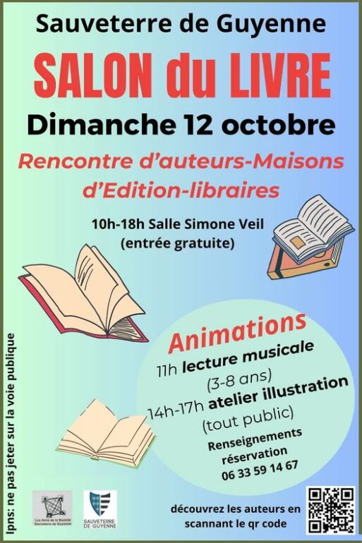 Salon du livre 2025 Sauveterre de Guyenne