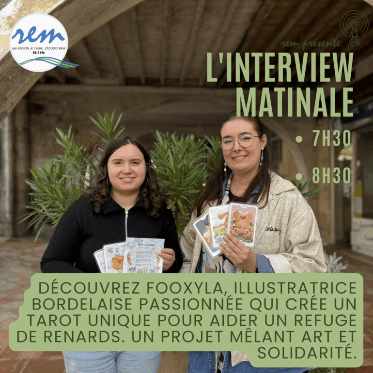 Fooxyla - ITW Matinale - Le tarot des renards - 10112025